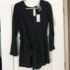 Gray romper